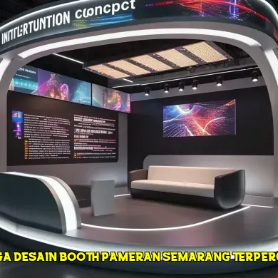 harga desain booth pameran semarang terpercaya